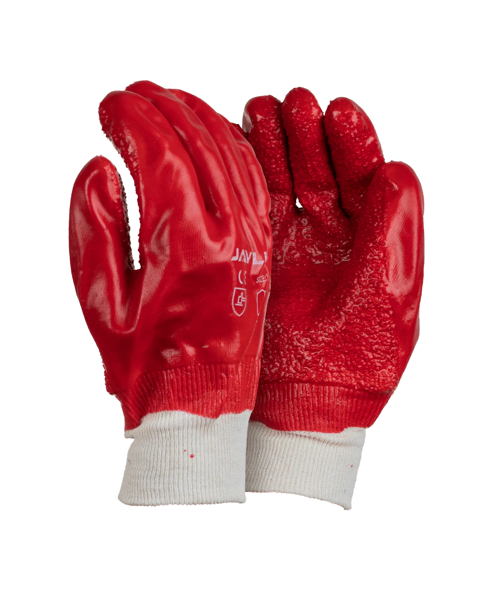 PVC Extra Heavy Weight Knit Wrist Gloves