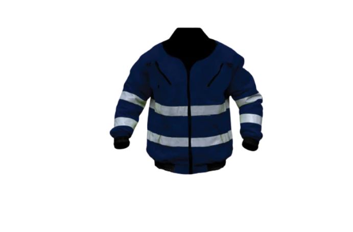 Pioneer Hi-Viz Reflective Bunny/Bomber Jacket c/w Zip-Off Sleeves